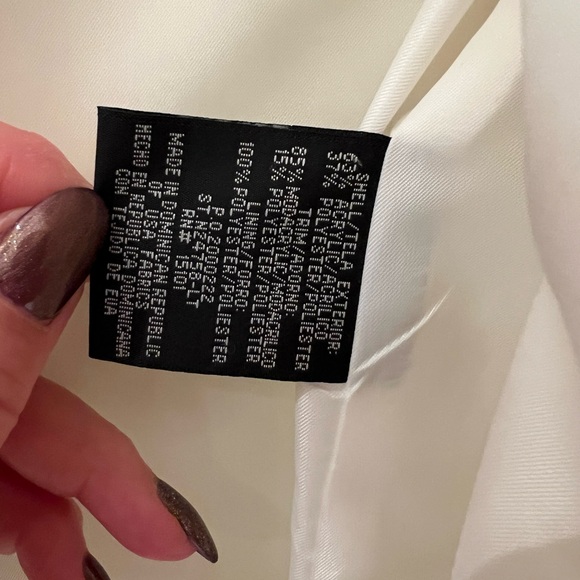 Faux Fur mid length button down coat - Picture 7 of 7